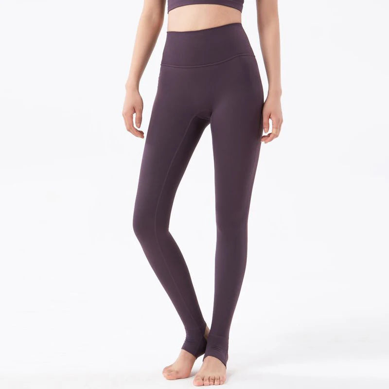 Breathable Sports Tights Women Stirrup Leggings