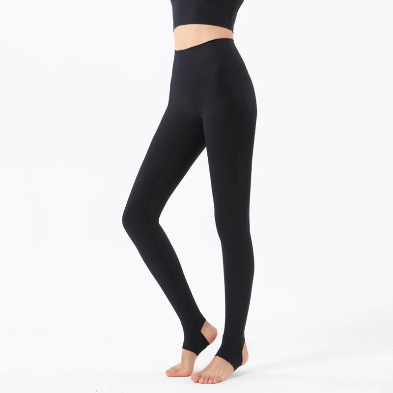 Breathable Sports Tights Women Stirrup Leggings