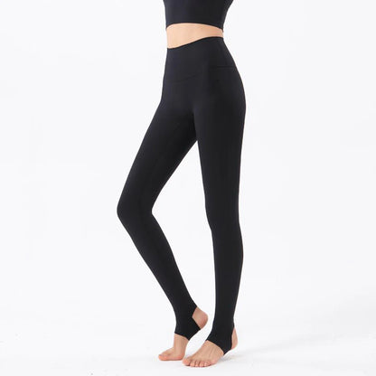 Breathable Sports Tights Women Stirrup Leggings