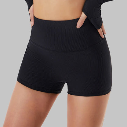 High Waist Breathable Elastic Shorts