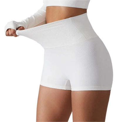 High Waist Breathable Elastic Shorts